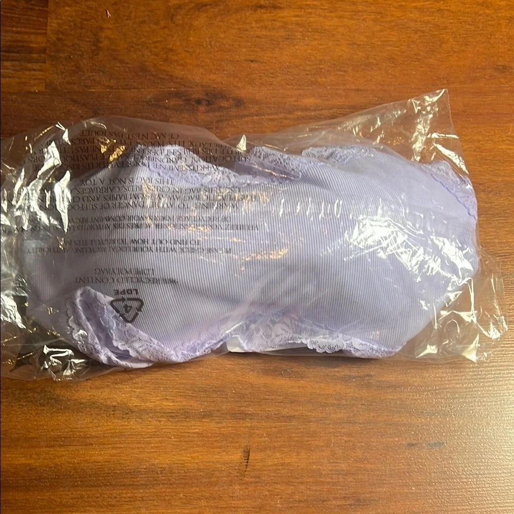 VS Pink Seamless Lightly Lined Bralette in purple Large underwire high support - Picture 2 of 8